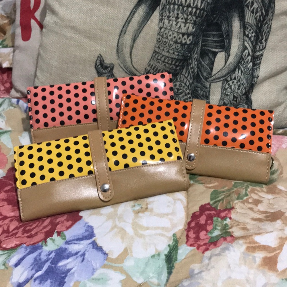 3 girlie wallets